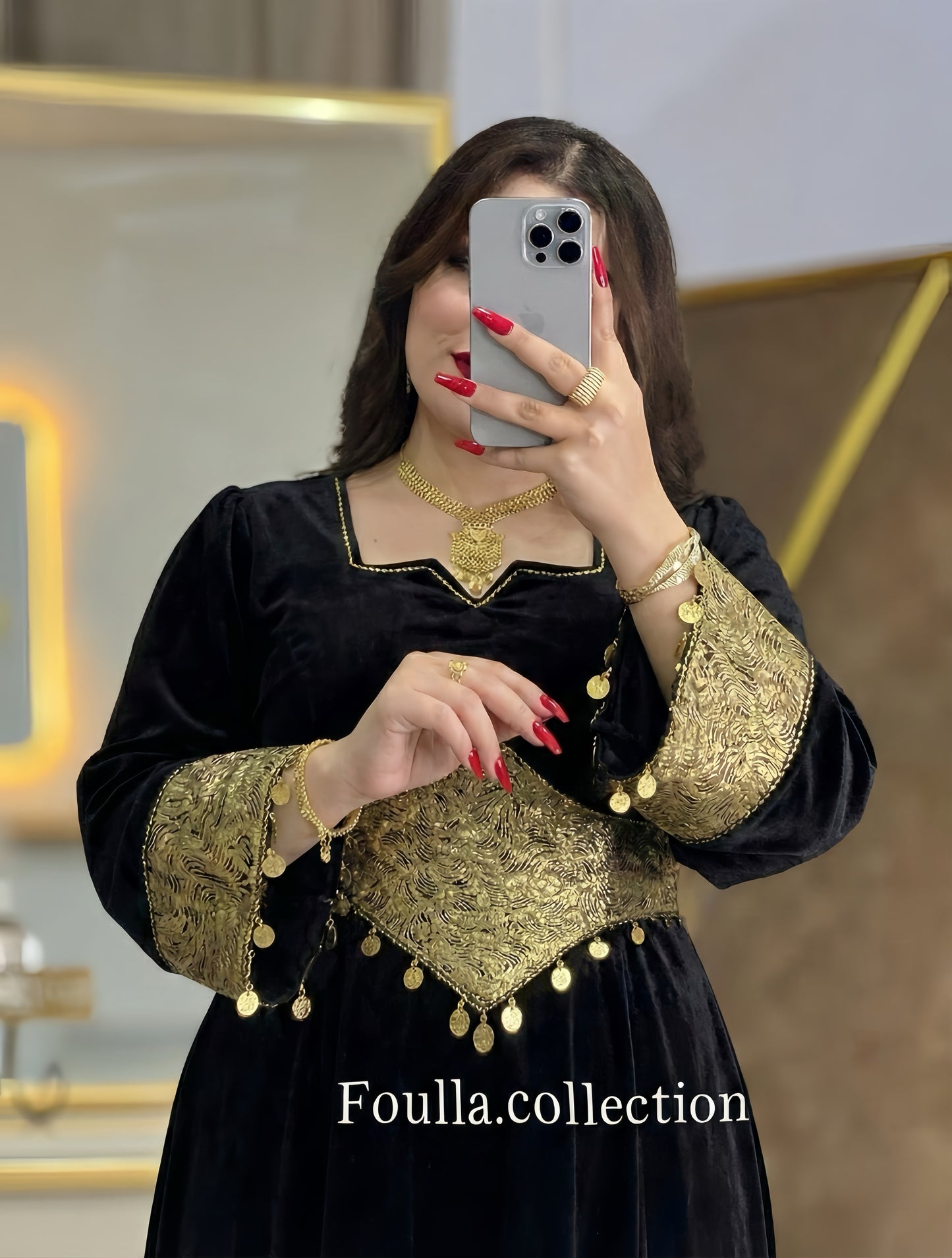 فستان الويزة اسود