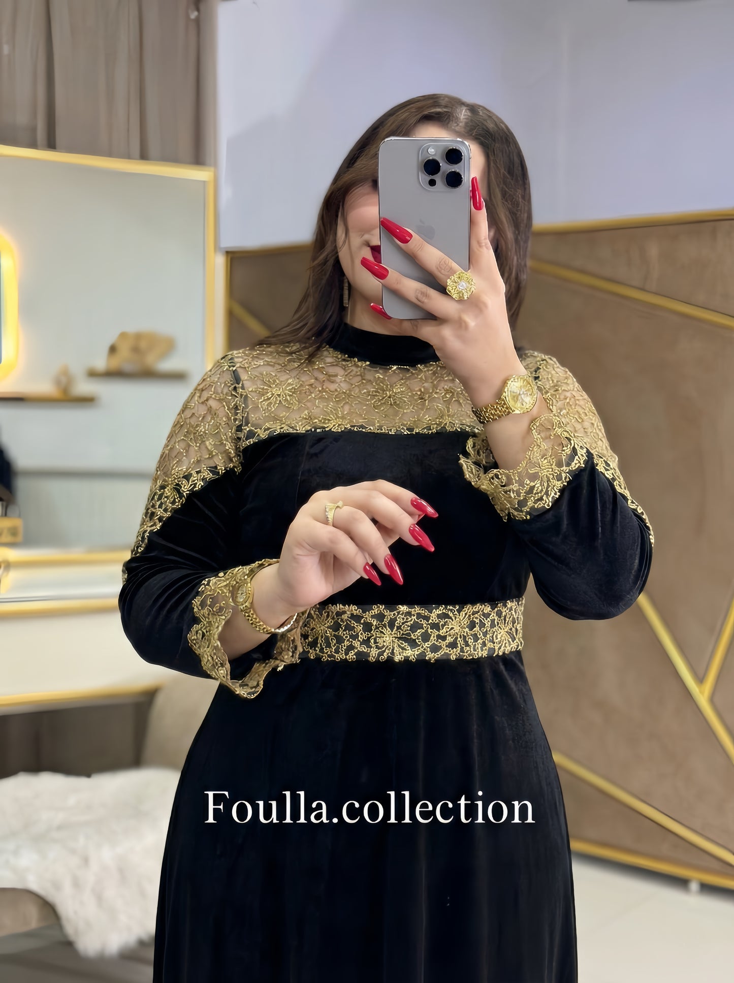 فستان سهرة اسود