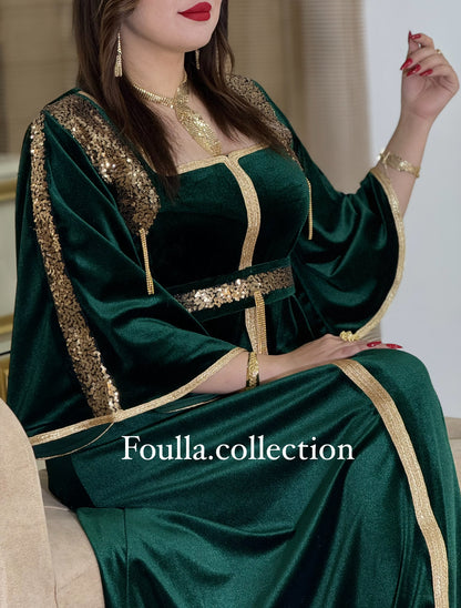 قفطان الجوهرة اخضر