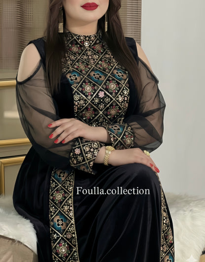 فستان رقية اسود