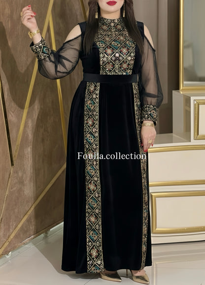 فستان رقية اسود