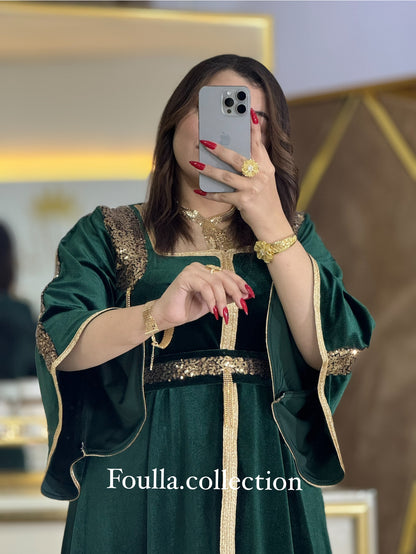 قفطان الجوهرة اخضر