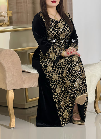 فستان فيروز اسود