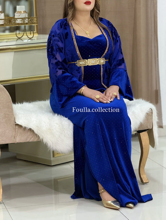قفطان رهف ازرق ملكي