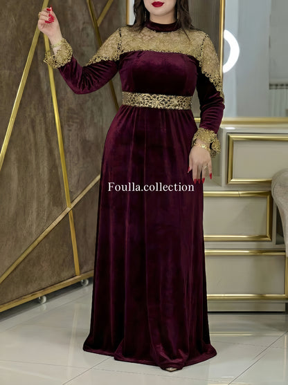 فستان سهرة بورغاندي