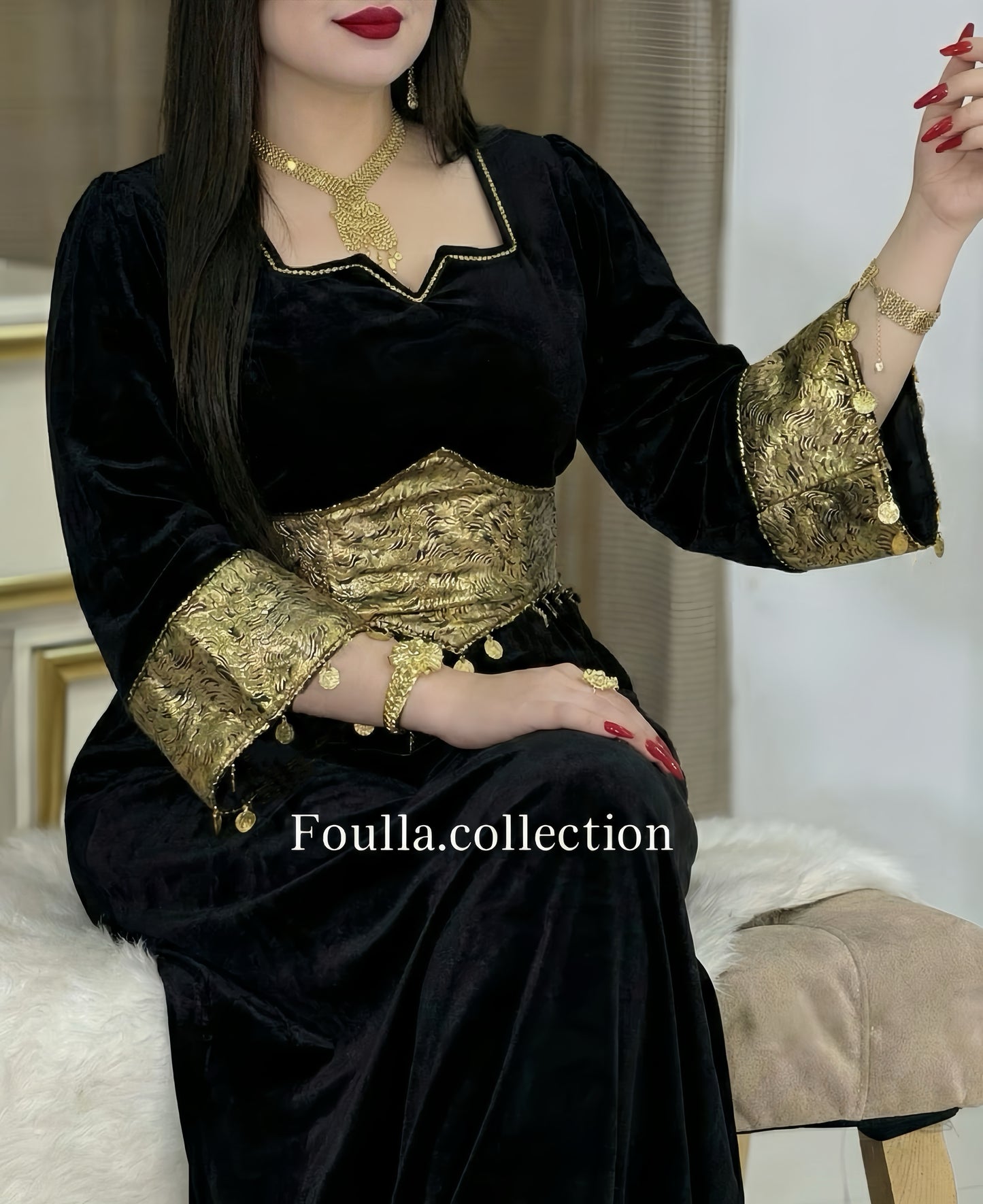 فستان الويزة اسود