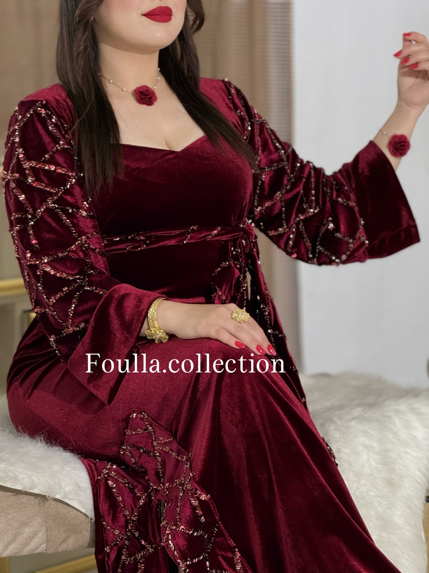 فستان نور بورڤاندي