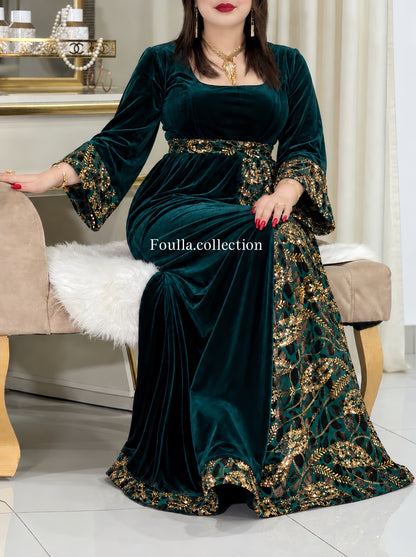 فستان شروق اخضر