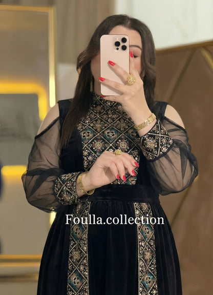 فستان رقية اسود