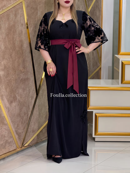 فستان نسرين اسود