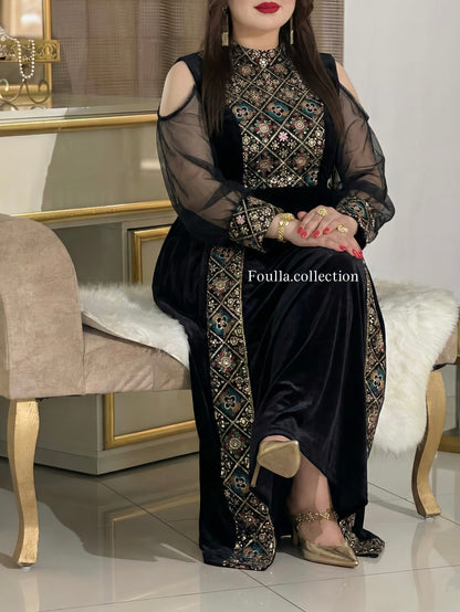 فستان رقية اسود