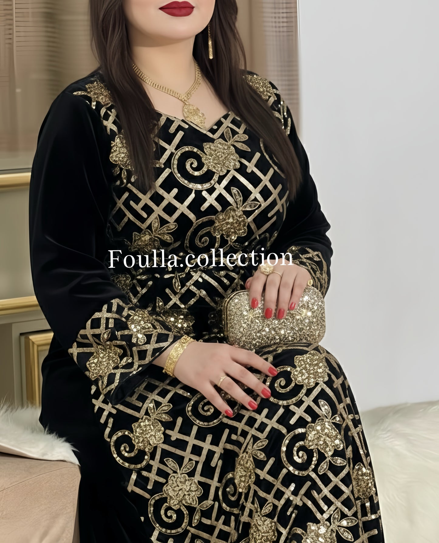 فستان فيروز اسود