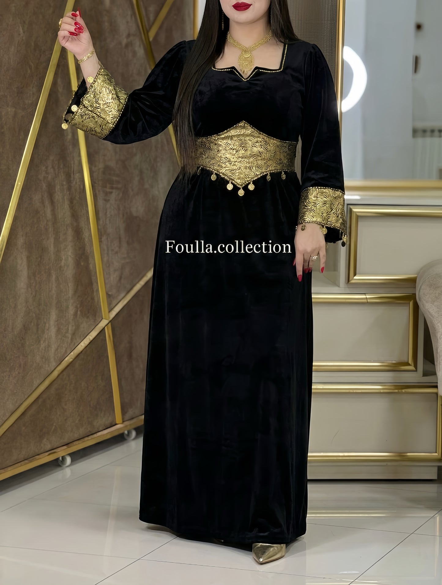 فستان الويزة اسود