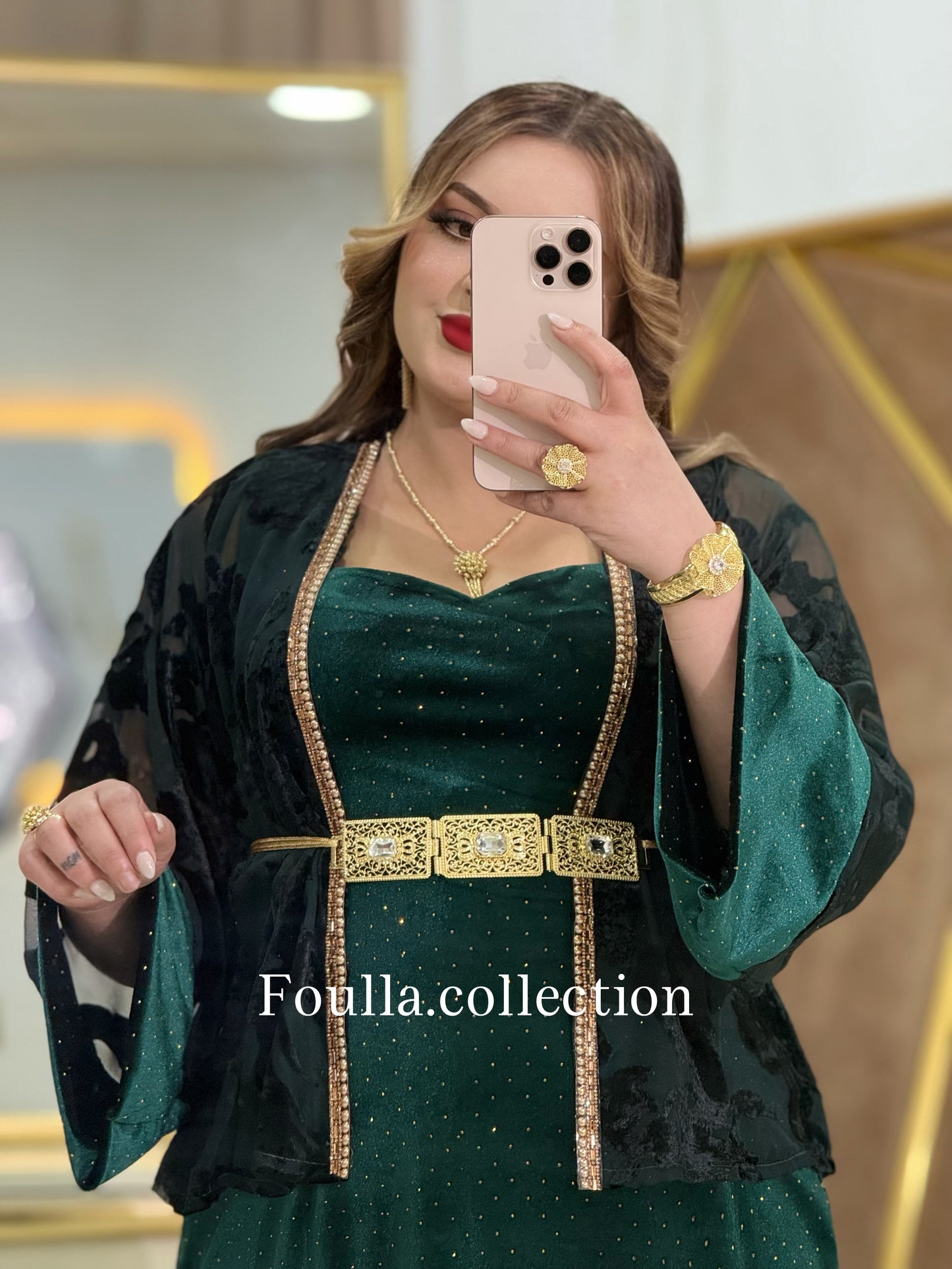 قفطان رهف اخضر