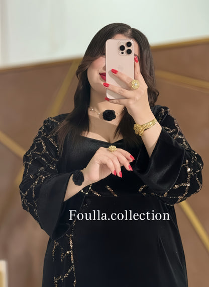 فستان نور اسود