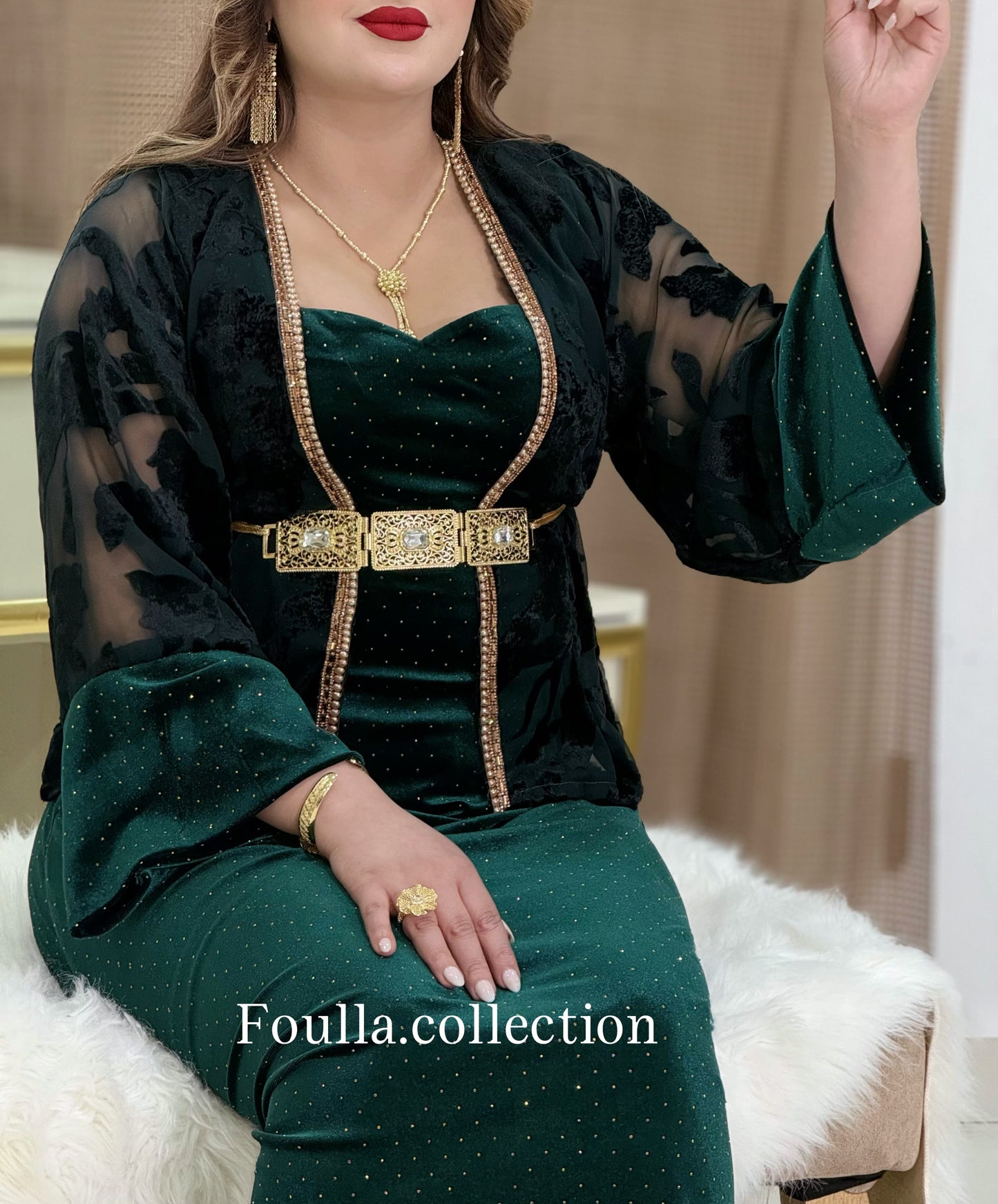 قفطان رهف اخضر